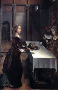  Juan De Flandes Herodias' Revenge - Canvas Art Print