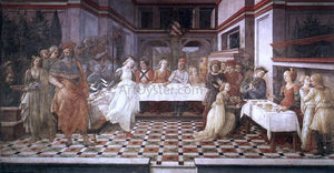  Fra Filippo Lippi Herod's Banquet - Canvas Art Print