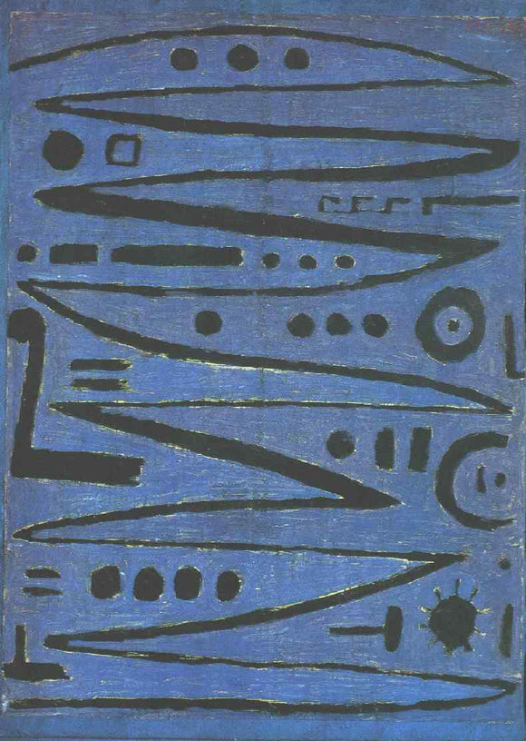  Paul Klee Heroic Fiddling - Canvas Art Print