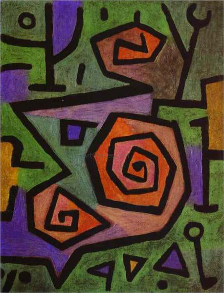  Paul Klee Heroic Roses - Canvas Art Print