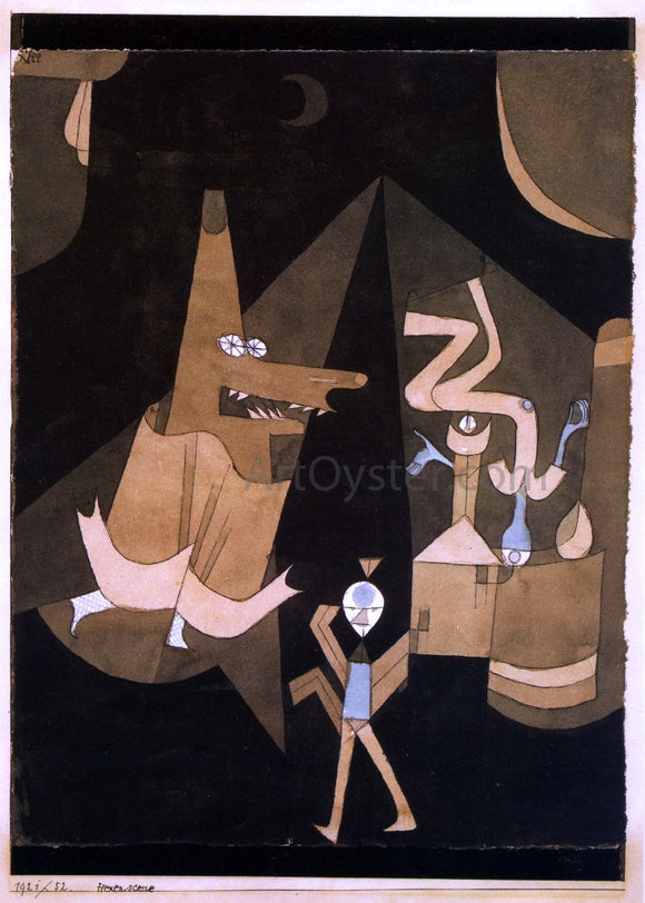  Paul Klee Hexen-scene - Canvas Art Print