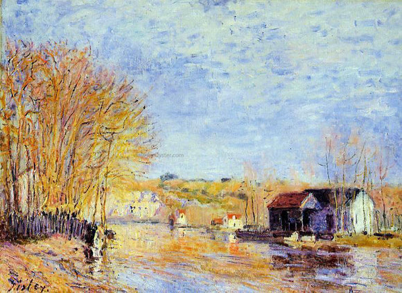  Alfred Sisley High Waters at Moret-sur-Loing - Canvas Art Print