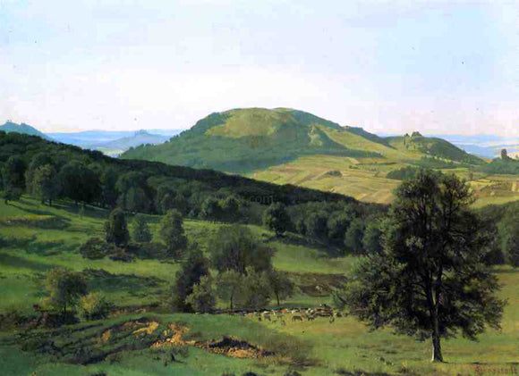  Albert Bierstadt Hill and Dale - Canvas Art Print
