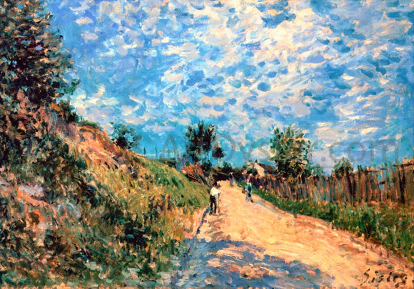  Alfred Sisley Hill Path - Canvas Art Print