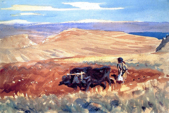  John Singer Sargent Hills of Galilee - Canvas Art Print