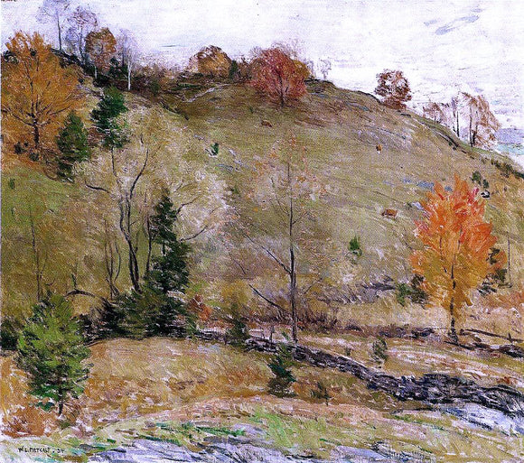  Willard Leroy Metcalf Hillside Pasture - Canvas Art Print