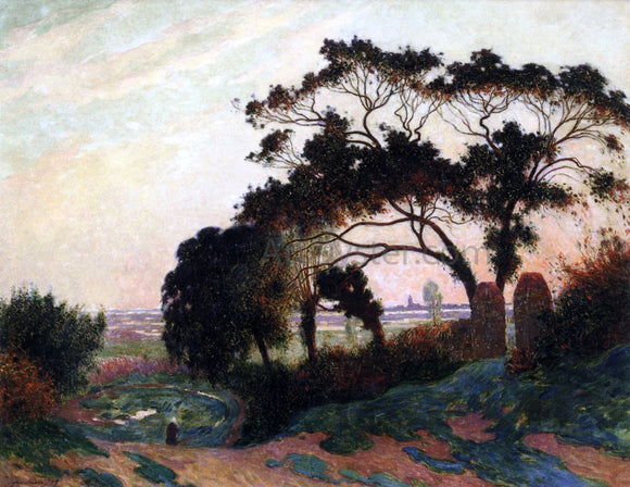  Ferdinand Du Puigaudeau Hilly Landscape at Guerande - Canvas Art Print