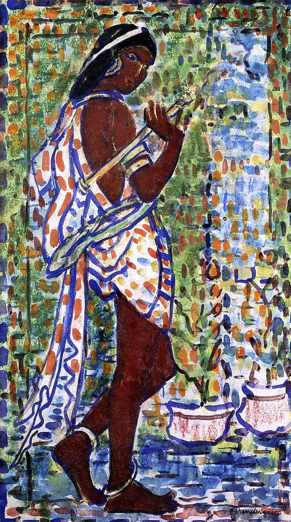  Maurice Prendergast Hindu Dancer - Canvas Art Print
