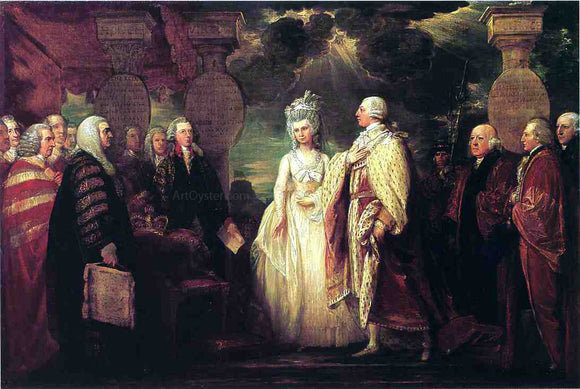  Benjamin West His Majesty George III Resuming Power - Canvas Art Print