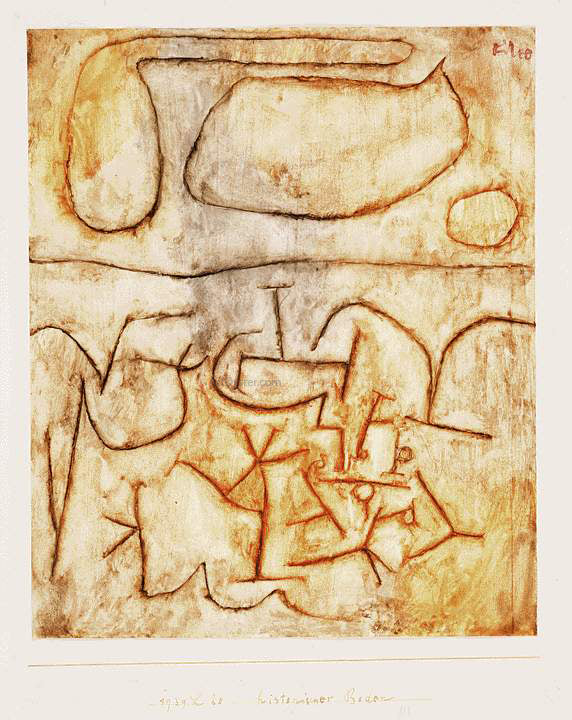  Paul Klee Historic Ground - Canvas Art Print