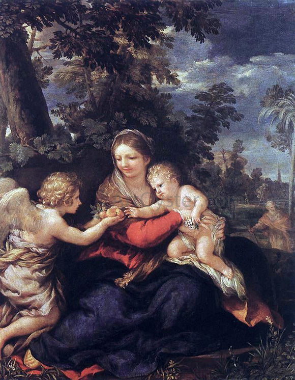  Pietro Da Cortona Holy Family Resting on the Flight to Egypt - Canvas Art Print