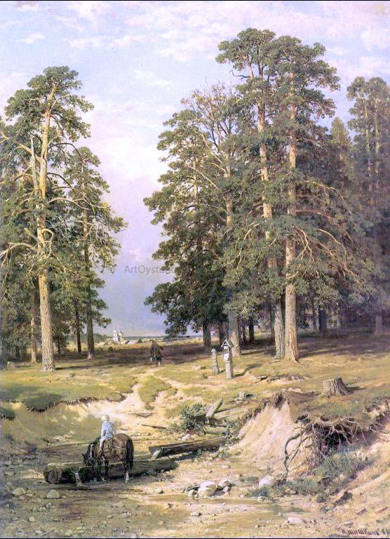  Ivan Ivanovich Shishkin Holy Spring near Elabuga - Canvas Art Print