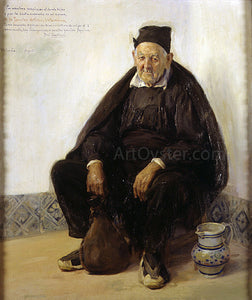  Jose Benlliure Gil Hombre Mayor - Canvas Art Print