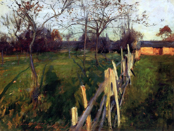  John Singer Sargent Home Fields - Canvas Art Print