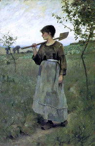  Charles Sprague Pearce Home From the Fields - Canvas Art Print