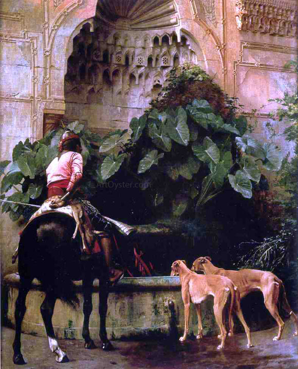  Jean-Leon Gerome Home from the Hunt - Canvas Art Print