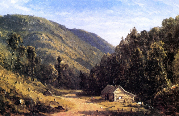  Sanford Robinson Gifford Home in the Wilderness - Canvas Art Print