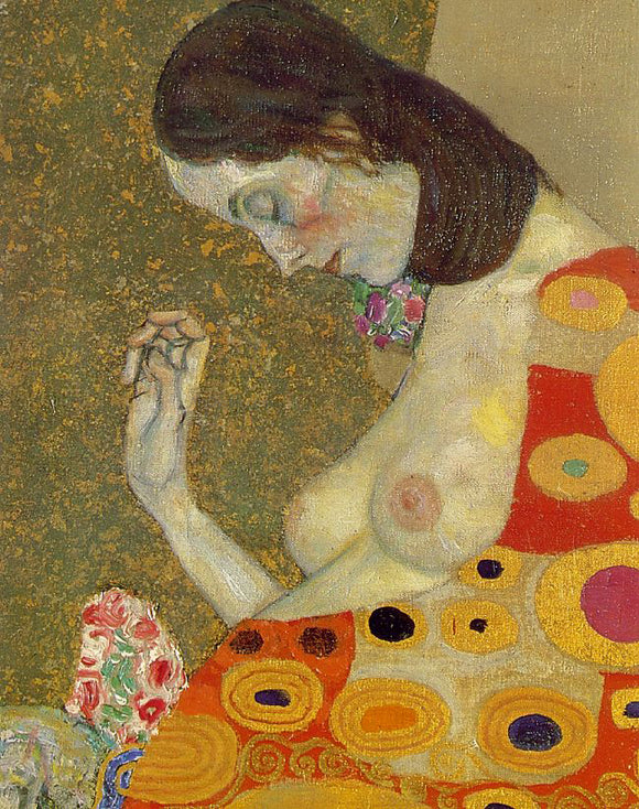  Gustav Klimt Hope II Detail - Canvas Art Print
