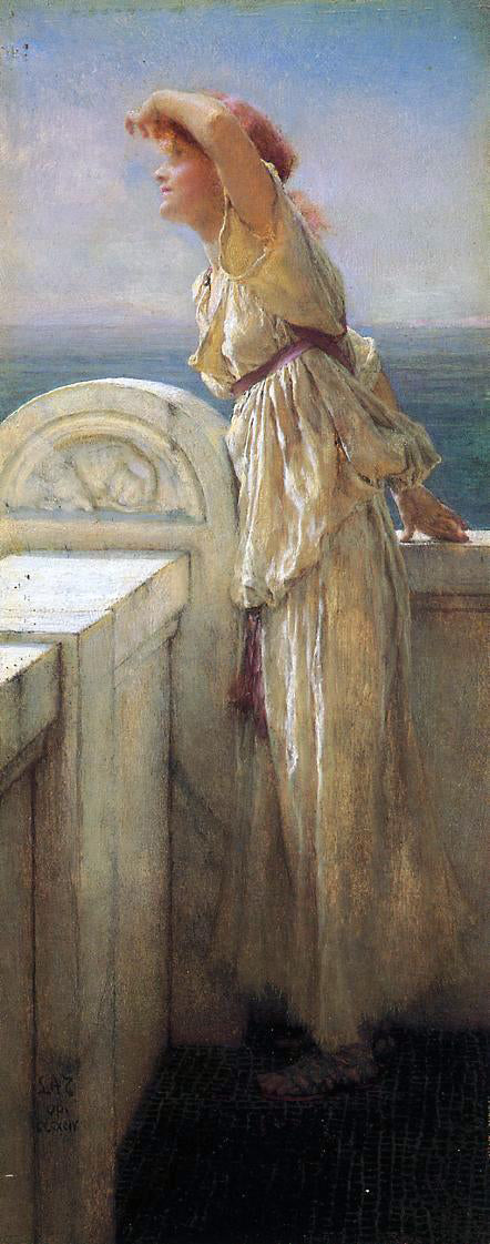  Sir Lawrence Alma-Tadema Hopeful - Canvas Art Print