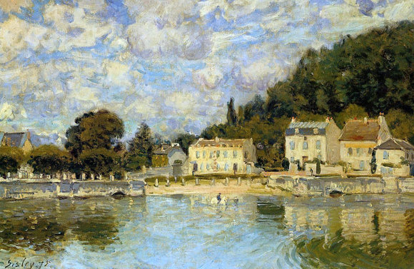  Alfred Sisley Horses being Watered at Marly-le-Roi - Canvas Art Print