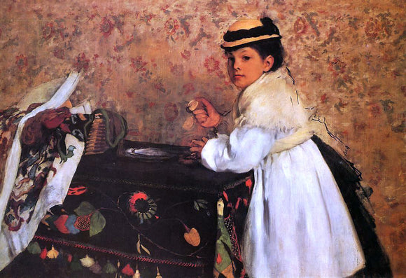  Edgar Degas Hortense Valpincon - Canvas Art Print