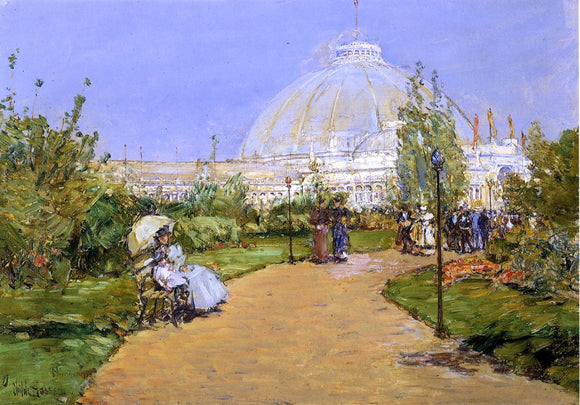  Frederick Childe Hassam Horticultural Building, World's Columbian Exposition, Chicago - Canvas Art Print