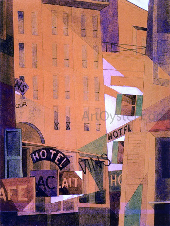  Charles Demuth Hotel - Canvas Art Print
