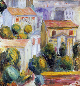  Pierre Auguste Renoir House at Cagnes - Canvas Art Print