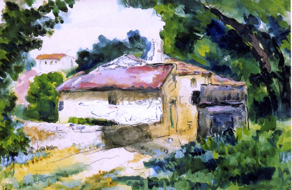  Paul Cezanne House in Provence - Canvas Art Print