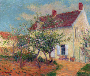  Gustave Loiseau House in the Country - Canvas Art Print