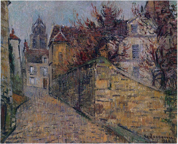  Gustave Loiseau House of the Sisters in Pontoise - Canvas Art Print