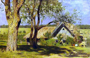  Isaac Ilich Levitan House with Broom-Trees, Study - Canvas Art Print