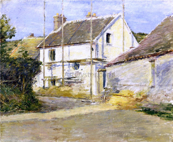  Theodore Robinson House with Scaffolding - Canvas Art Print