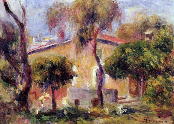  Pierre Auguste Renoir Houses in Cagnes - Canvas Art Print