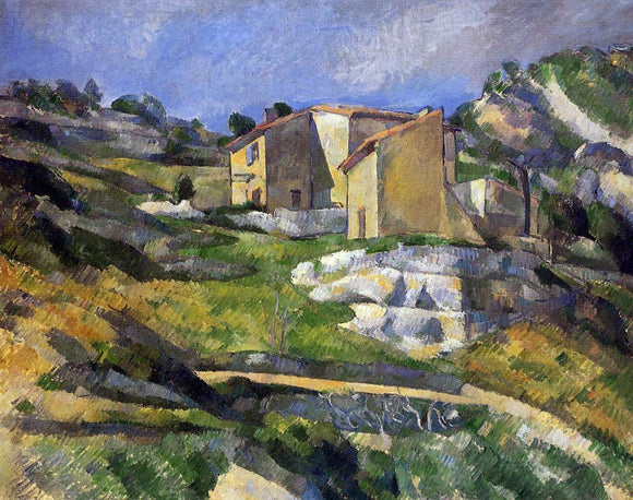  Paul Cezanne Houses in Provence - the Riaux Valley near L'Estaque - Canvas Art Print