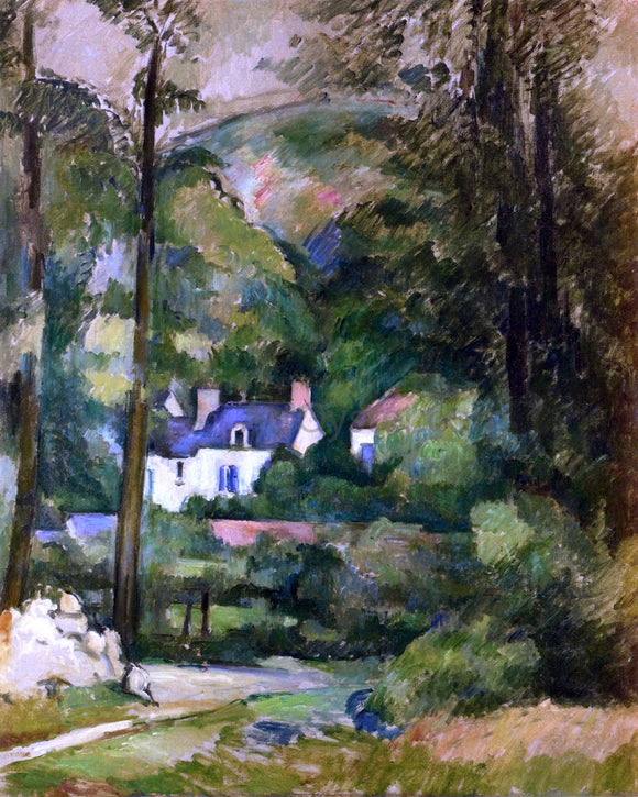  Paul Cezanne Houses in the Greenery - Canvas Art Print