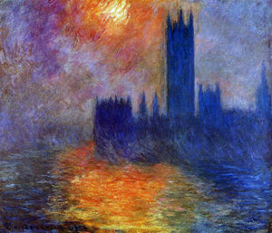  Claude Oscar Monet Houses of Parliament, Sunset - Canvas Art Print