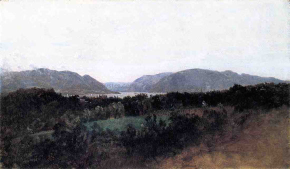  John Frederick Kensett Hudson River - Canvas Art Print