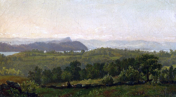  John Frederick Kensett Hudson River Looking Towards Haverstraw - Canvas Art Print