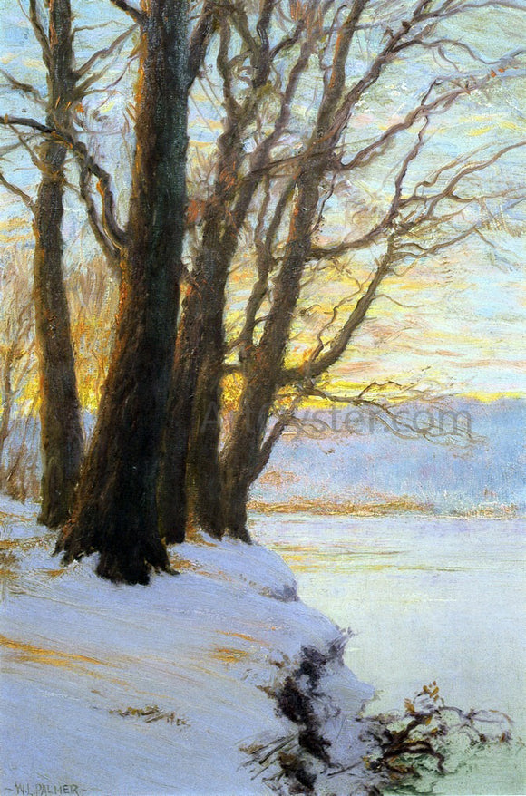  Walter Launt Palmer Hudson River Sunset - Canvas Art Print