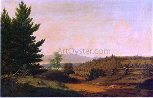  Sanford Robinson Gifford Hudson Valley Idyll - Canvas Art Print