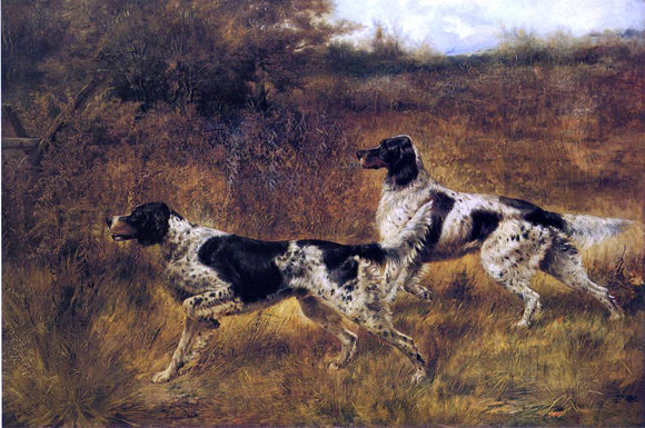  Edmond H Osthaus Hunting Dogs - Canvas Art Print