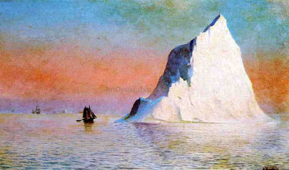  William Bradford Icebergs - Canvas Art Print
