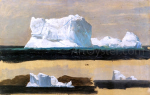 Frederic Edwin Church Icebergs, Twillingate, Newfoundland - Canvas Art Print