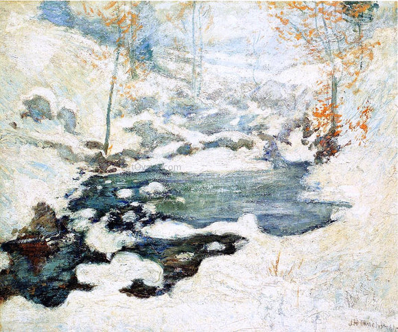  John Twachtman Icebound - Canvas Art Print