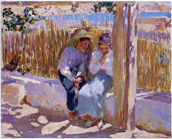  Joaquin Sorolla Y Bastida Idyll, Javea - Canvas Art Print