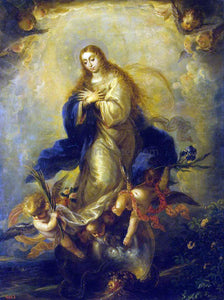  The Younger Mateo Cerezo Immaculate Conception - Canvas Art Print