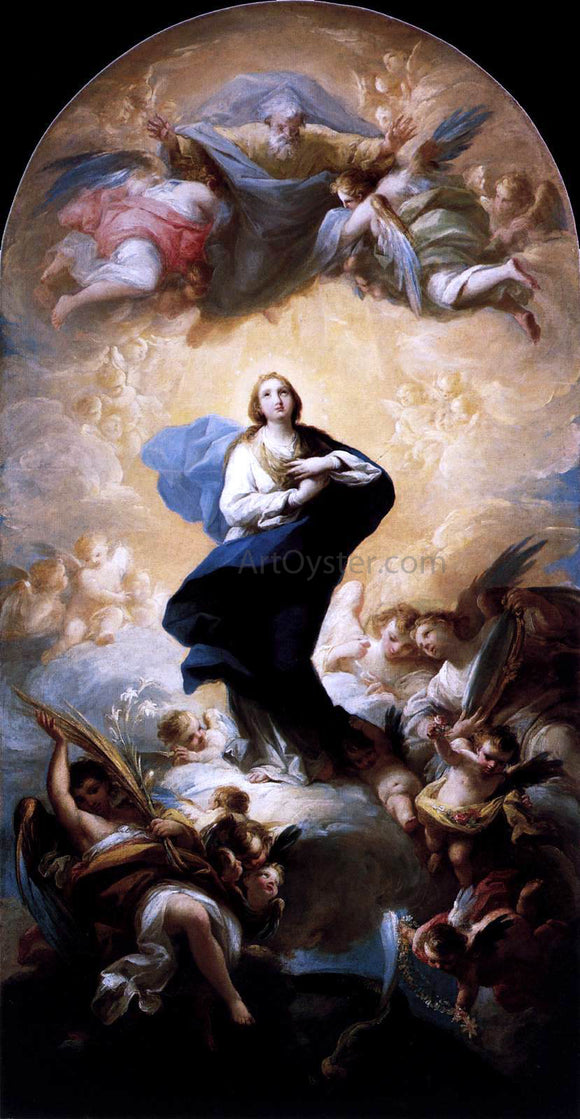  Mariano Salvador De Maella Immaculate Conception - Canvas Art Print