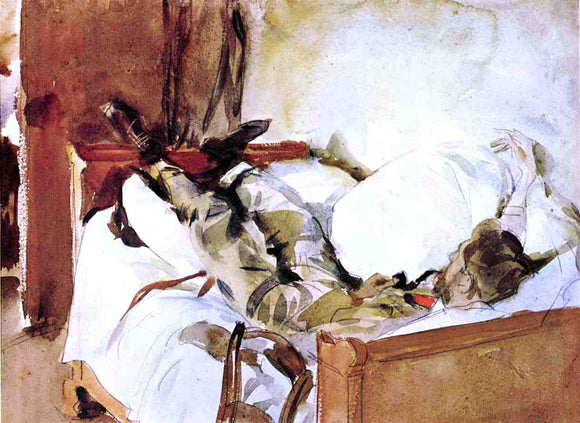  John Singer Sargent In Switzerland - Canvas Art Print