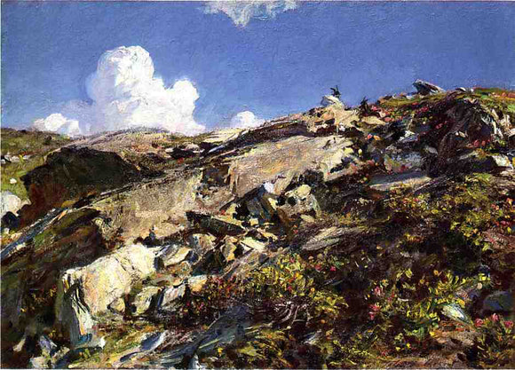  John Singer Sargent In the Alps - Canvas Art Print
